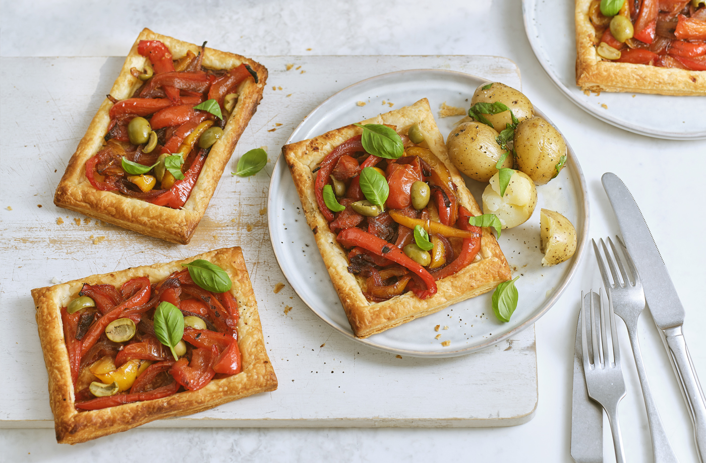 Peperonata tarts recipe
