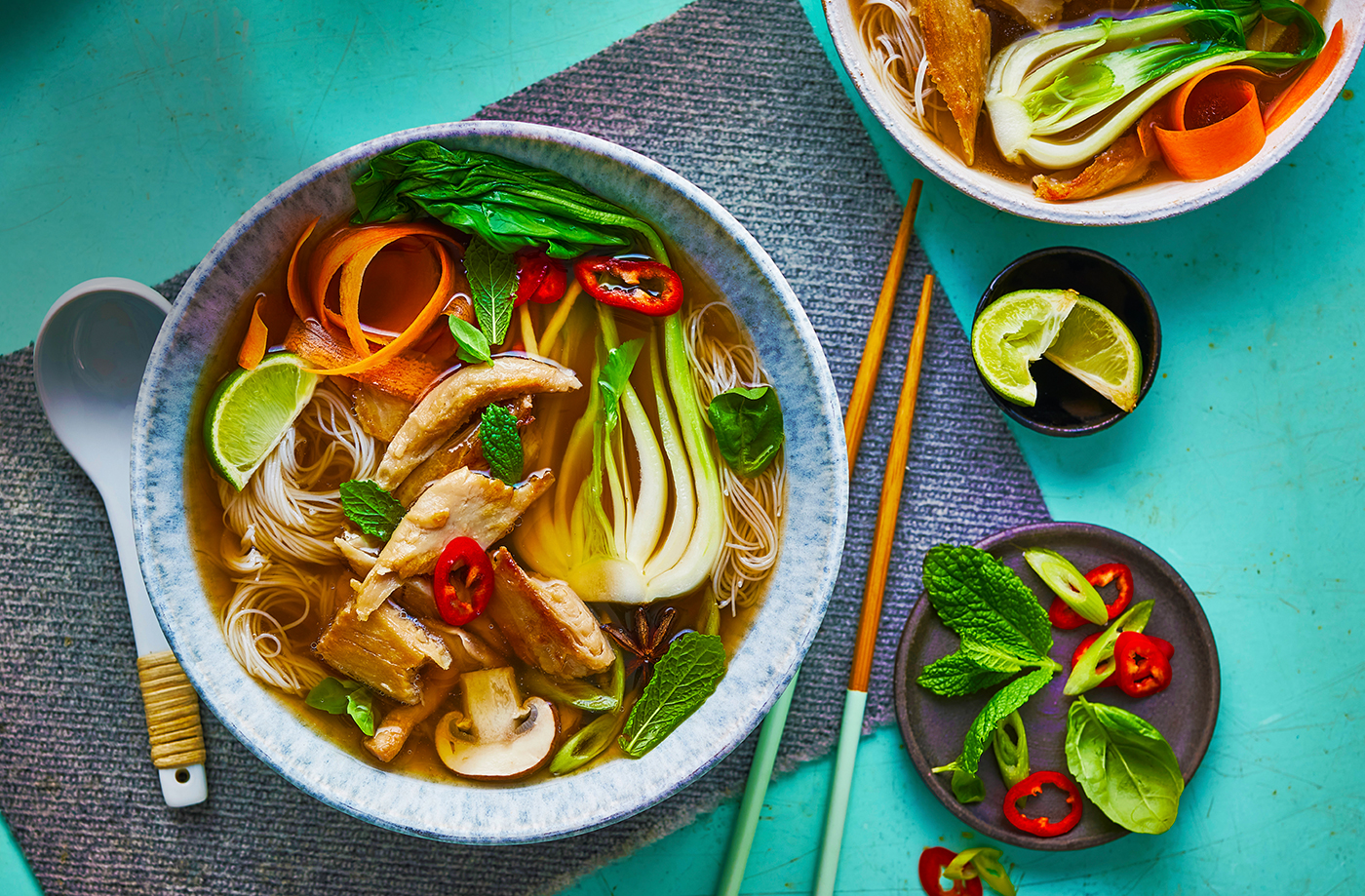 Vegan 'chicken' pho recipe
