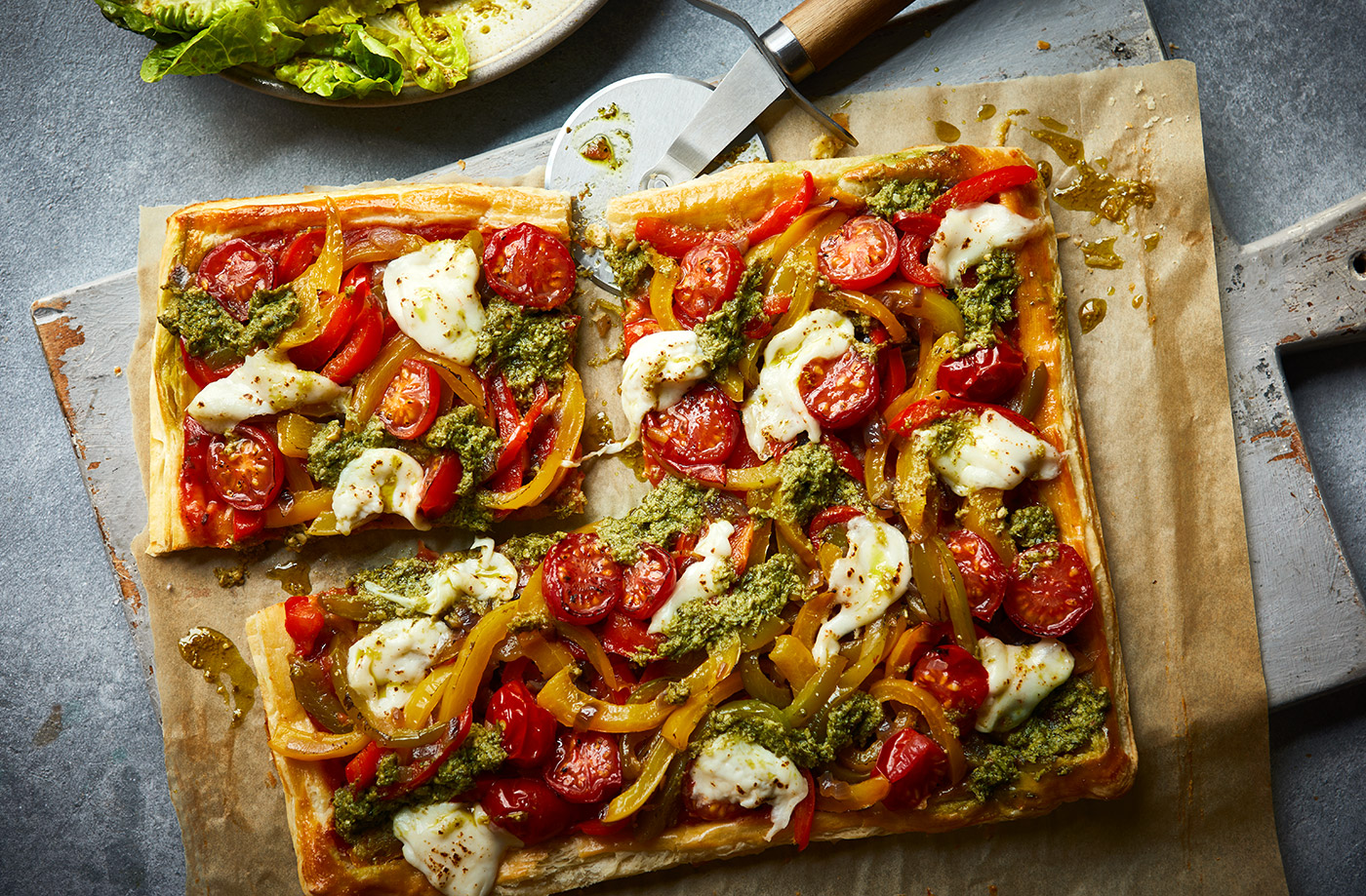 Puff pastry pizza recipe