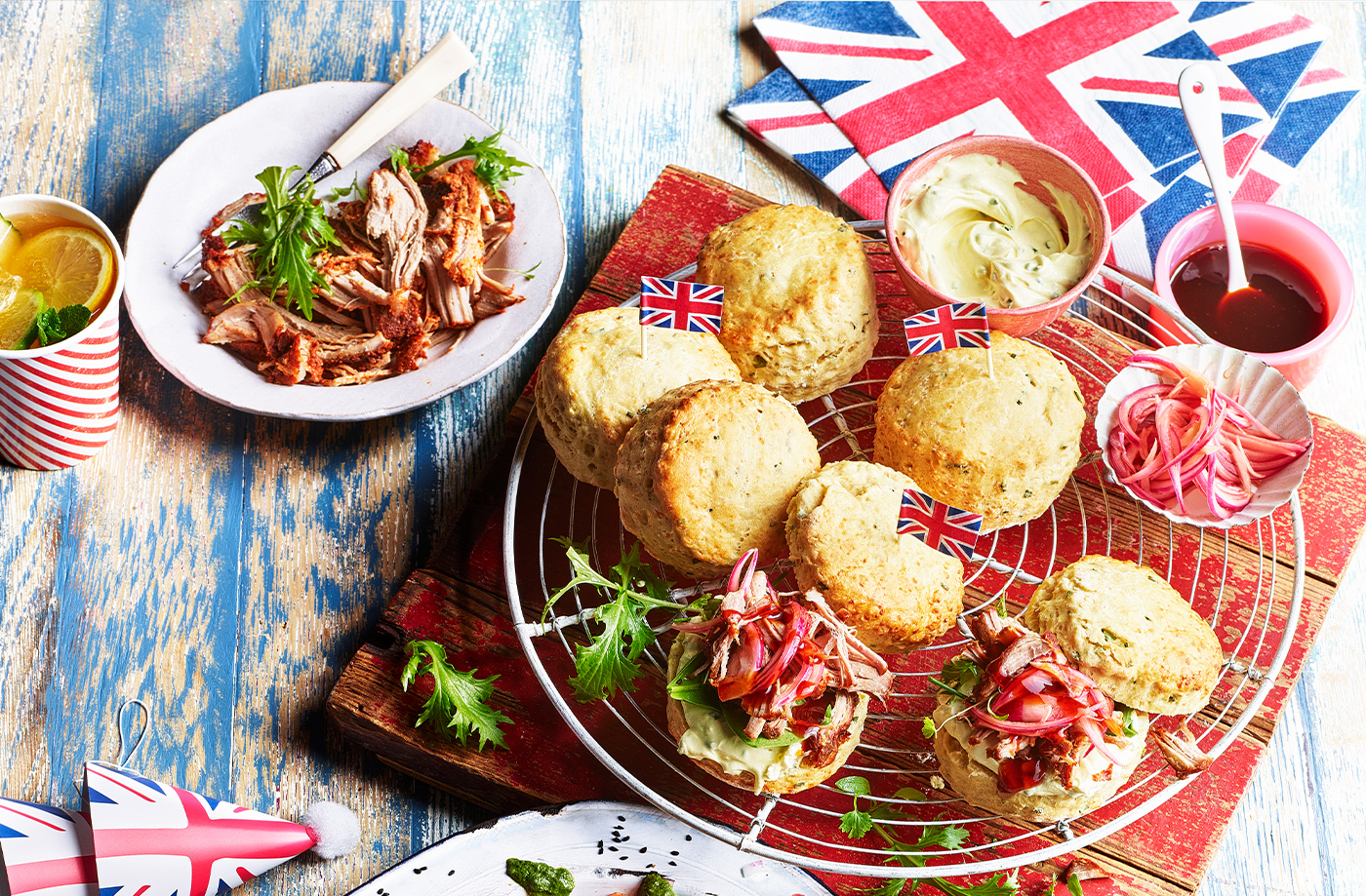 Pulled pork scones recipe