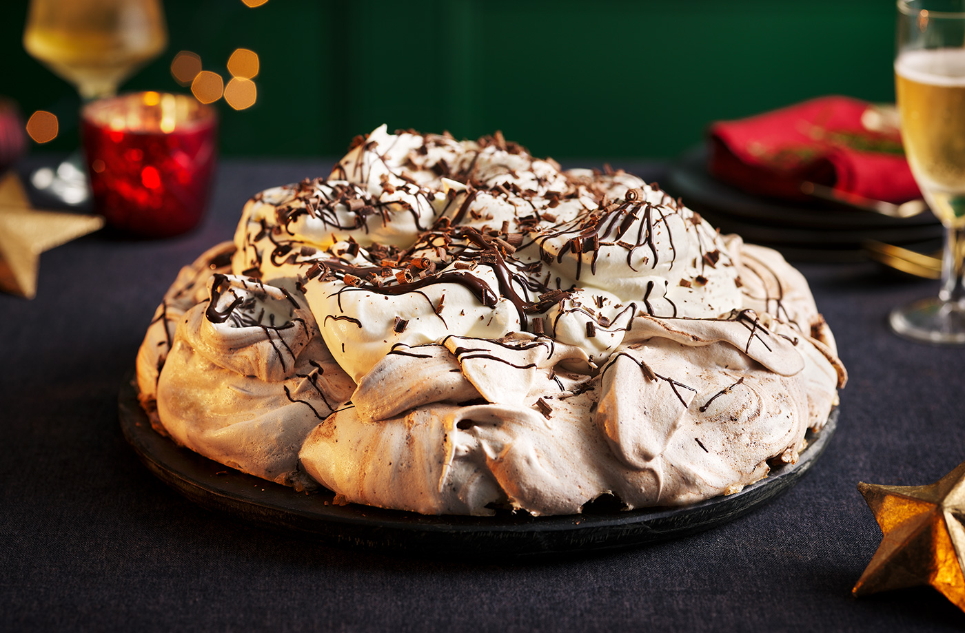 Mocha pavlova recipe