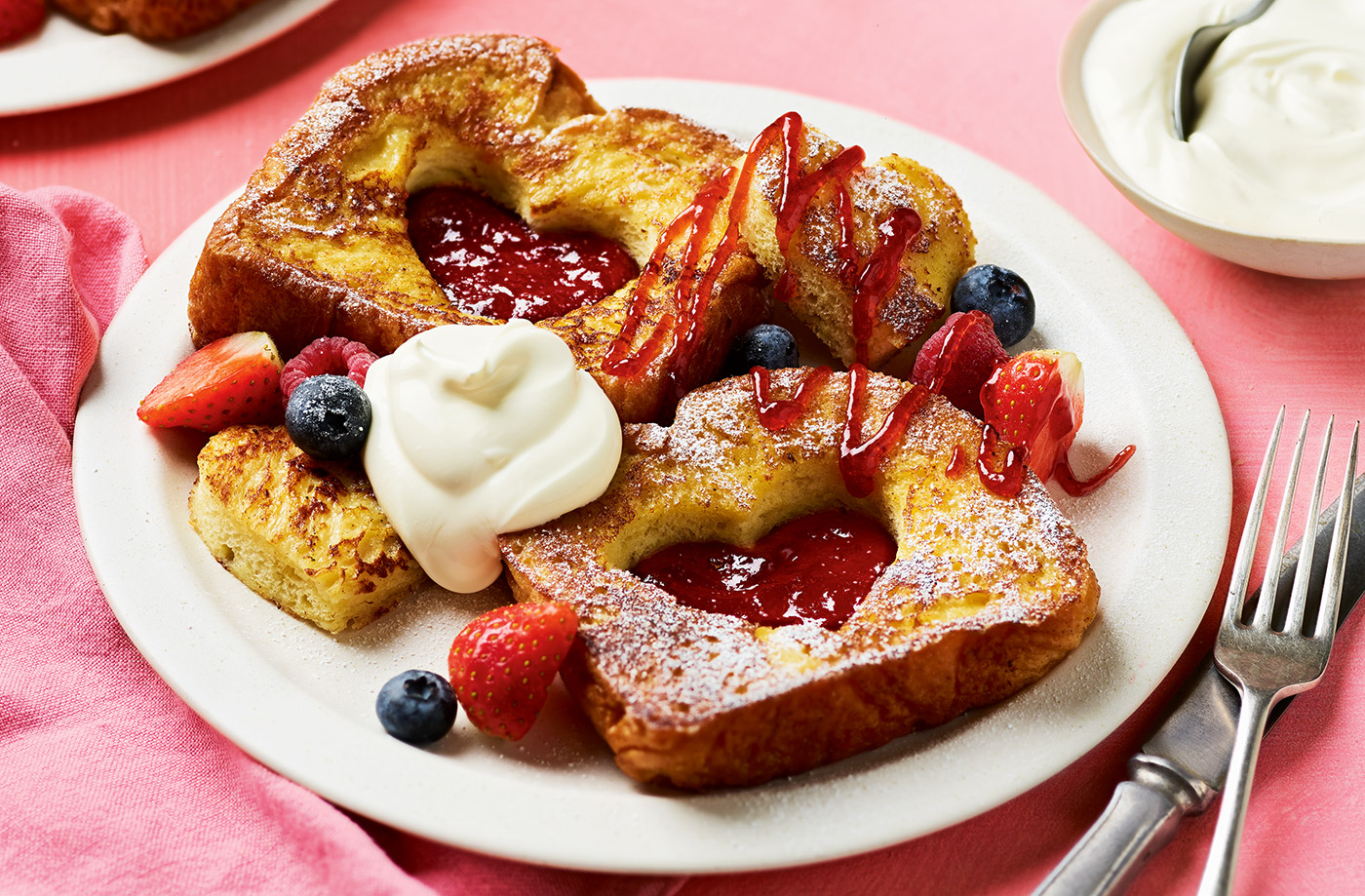 Queen of Hearts French toast recipe