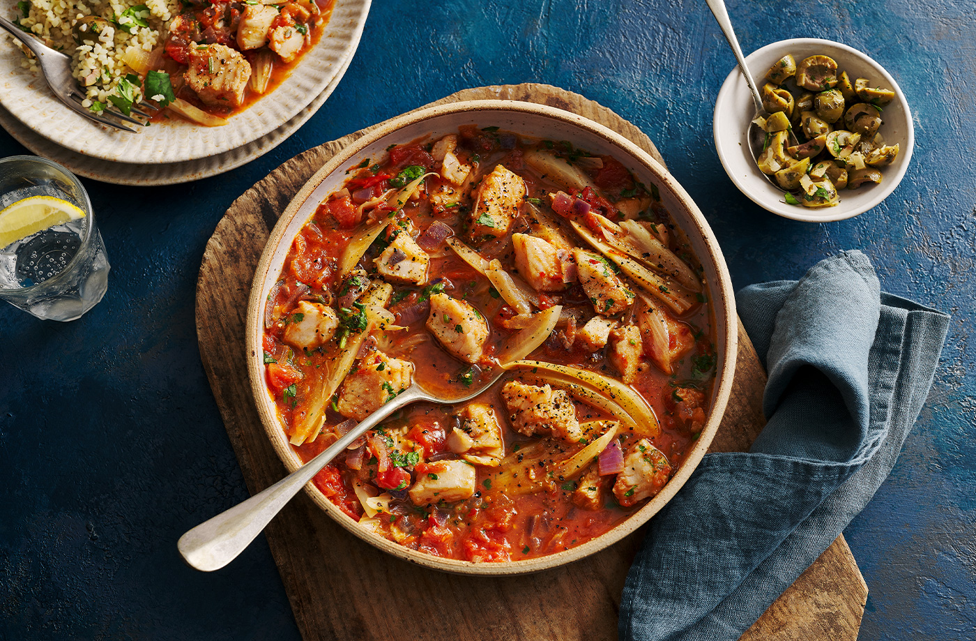 Spiced fish and fennel tagine recipe