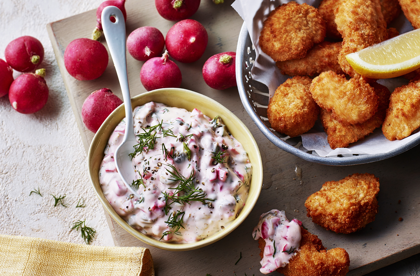 Radish tartare sauce recipe