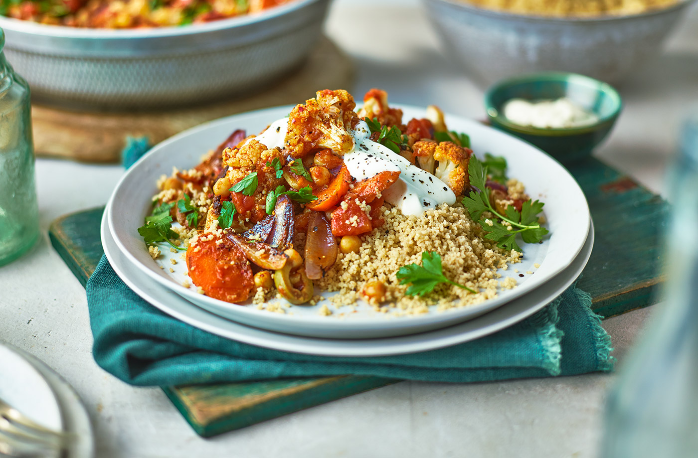 Roasted cauliflower tagine recipe