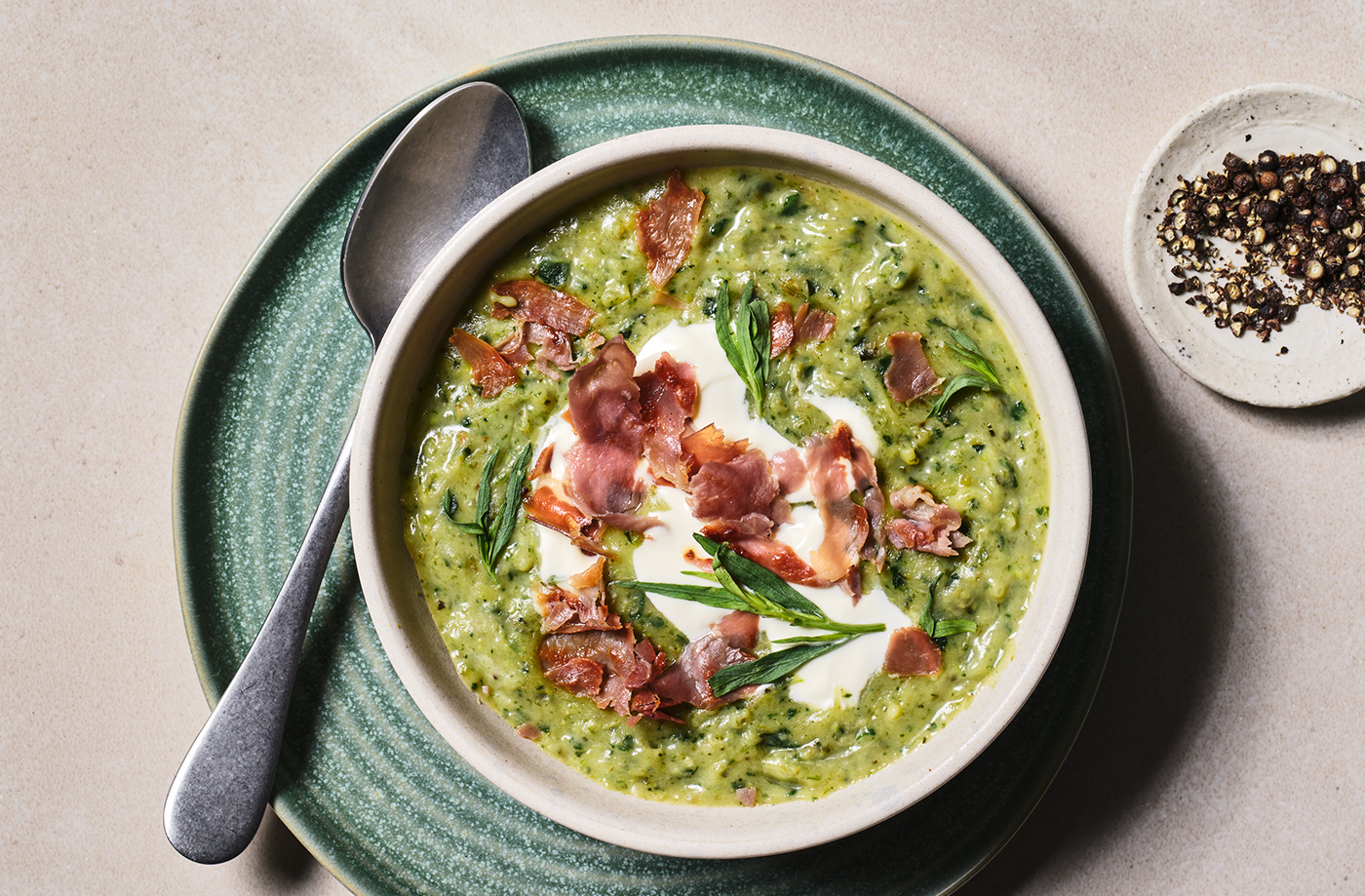 Roasted leek and potato soup recipe