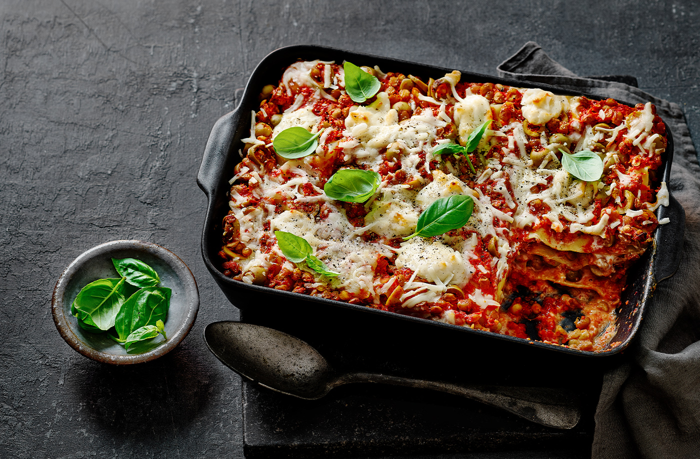 Roasted pepper lasagne recipe