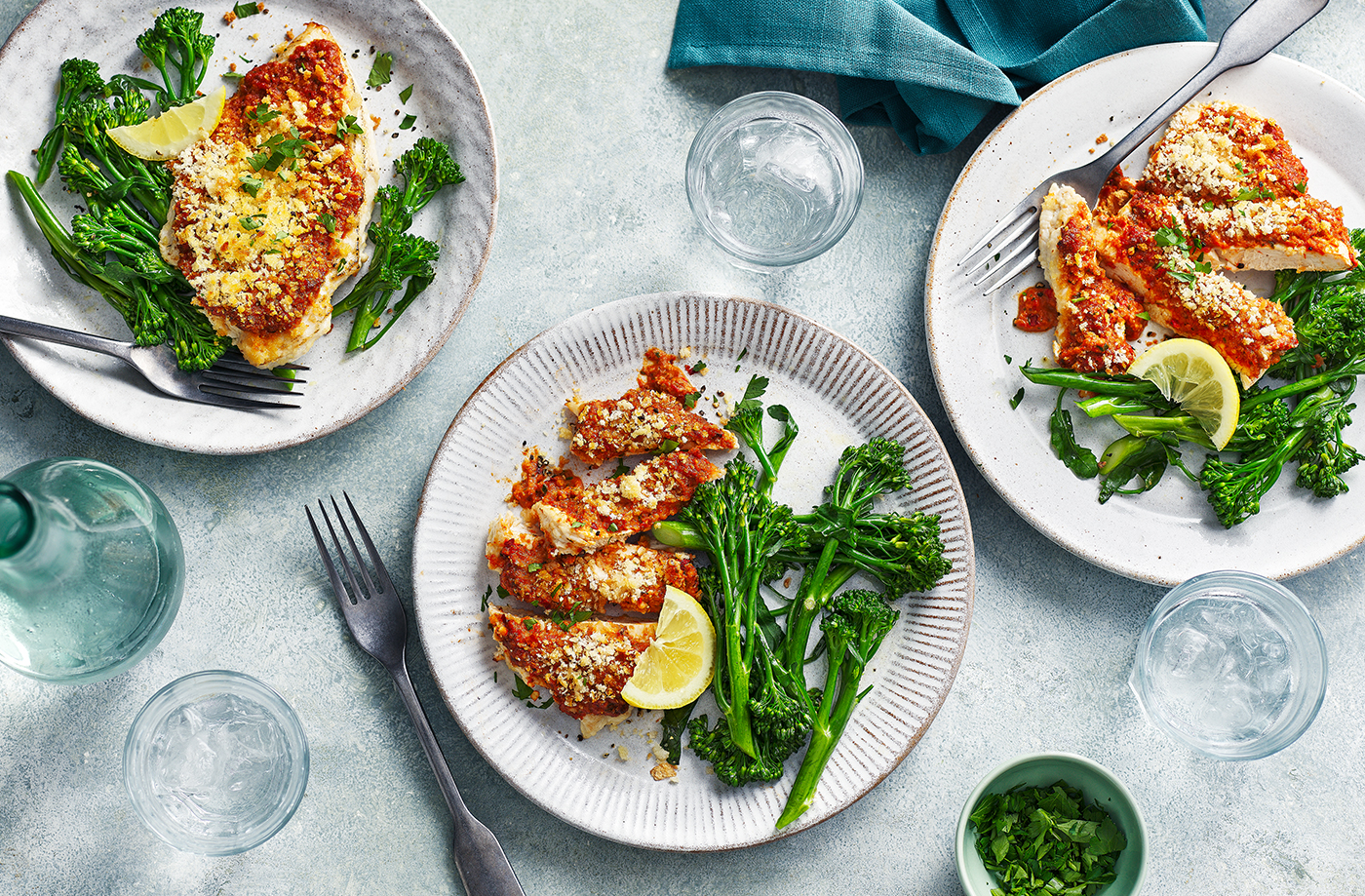 Romesco chicken bake recipe
