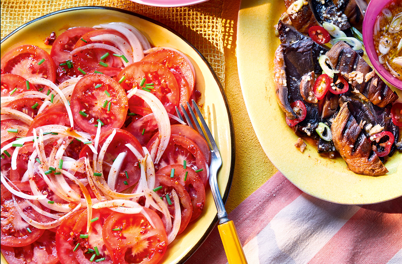Salad-style fresh tomato kimchi recipe