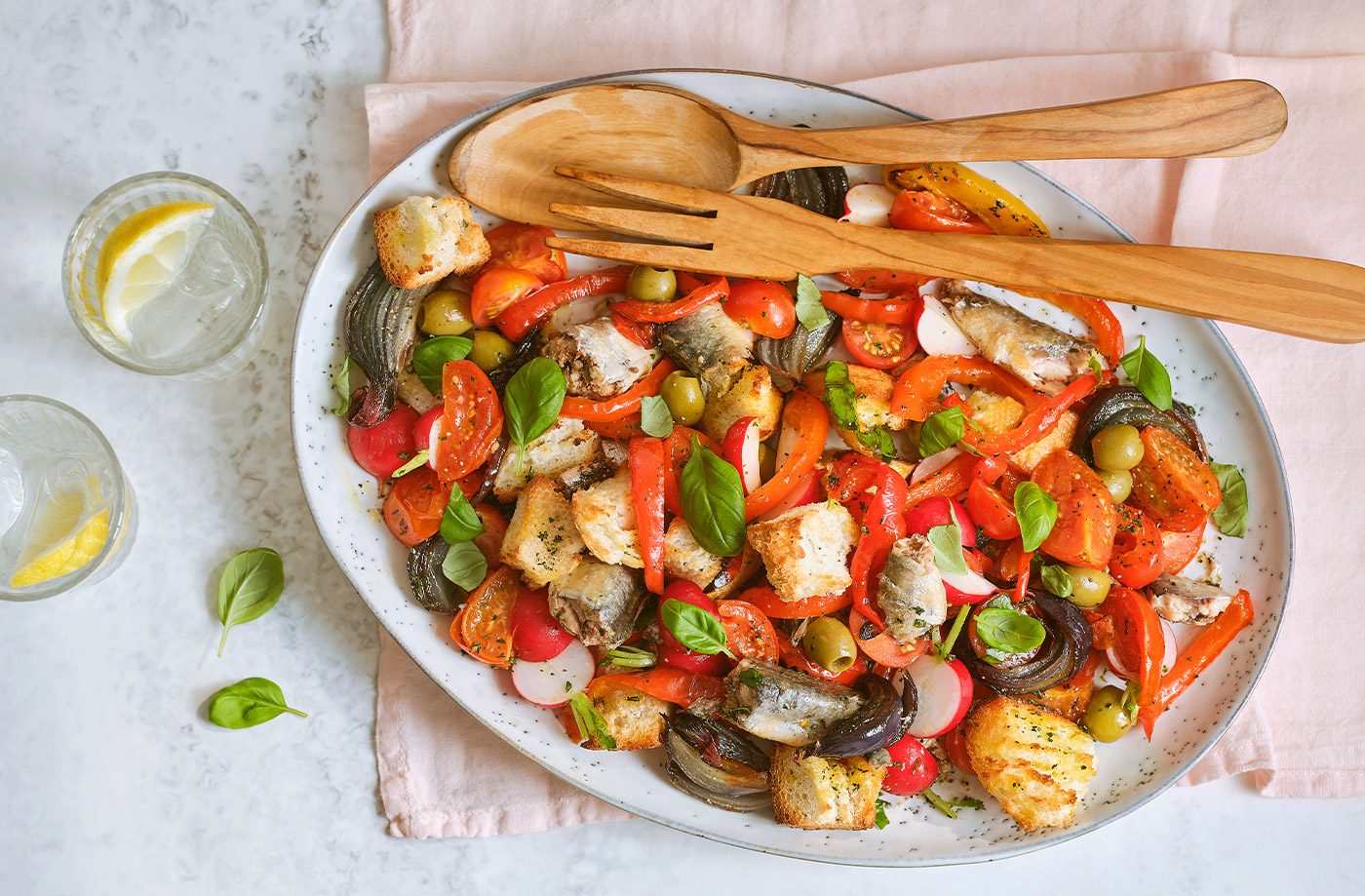 Sardine panzanella recipe