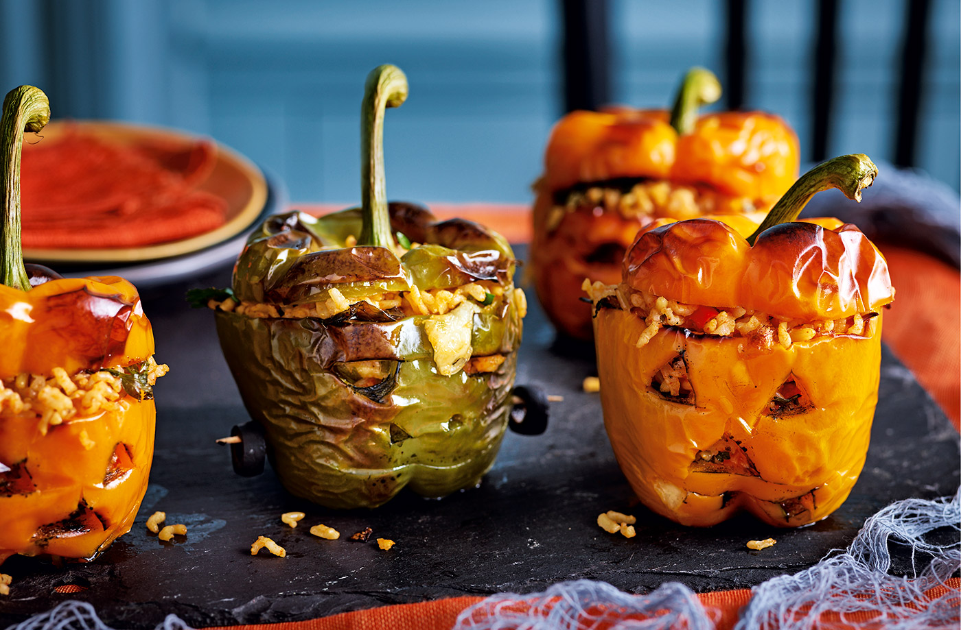 Scary stuffed peppers recipe