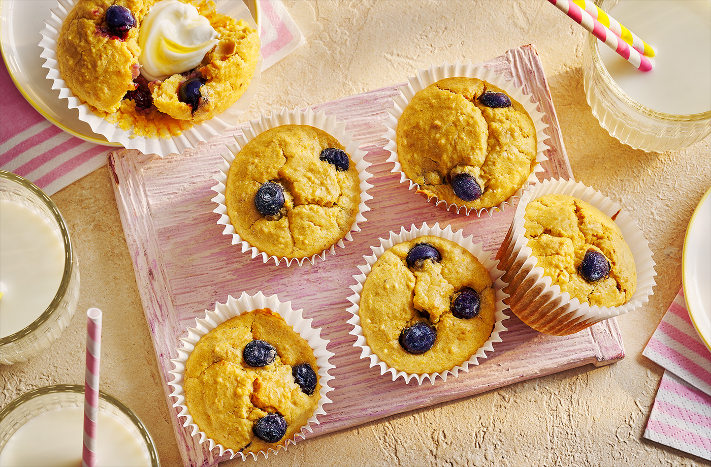 ABBC muffins (apple, blueberry, banana and carrot) recipe