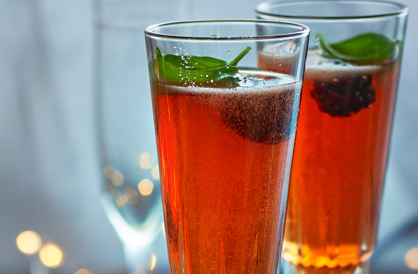 Sloe gin Royale recipe