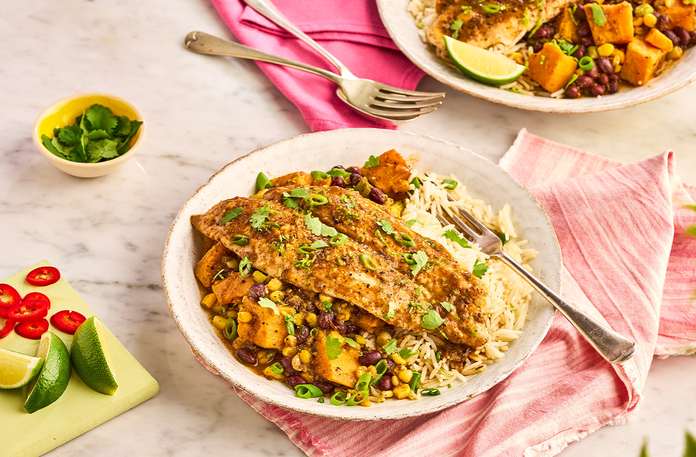 Slow-cooker jerk basa recipe