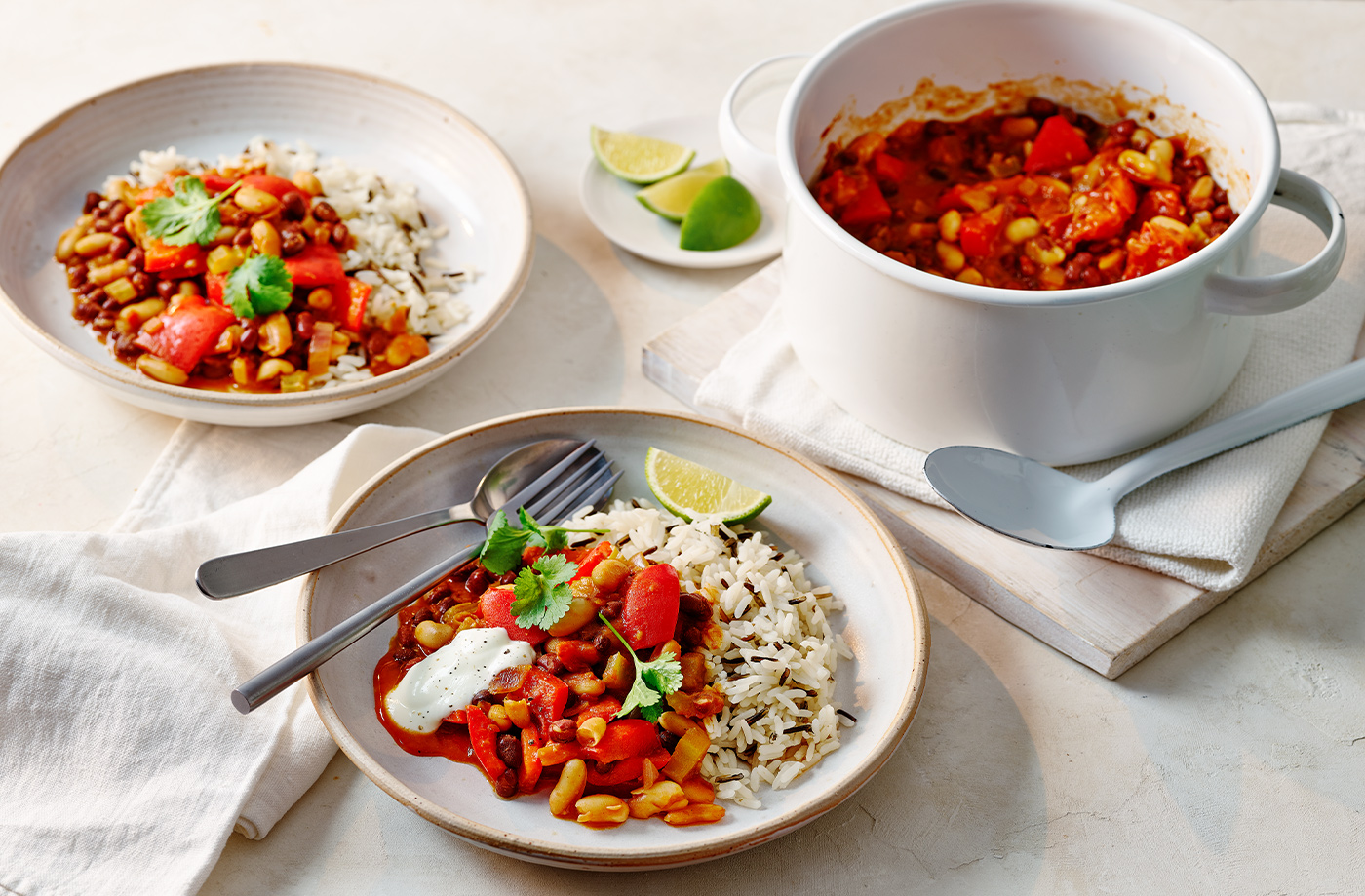 Smoky chipotle bean chilli recipe