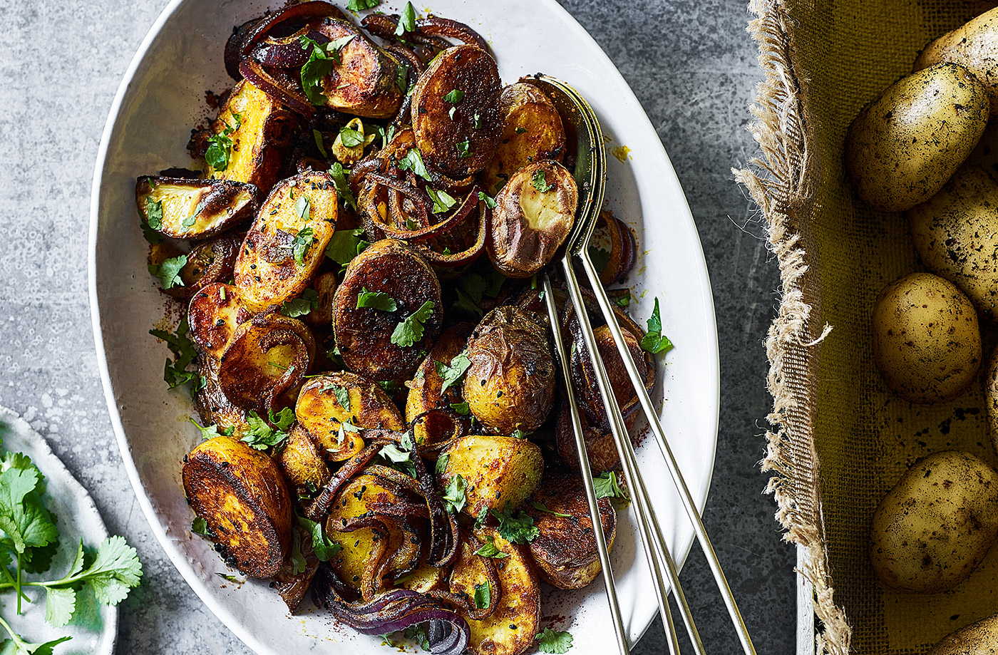 Spiced Jersey Royals recipe