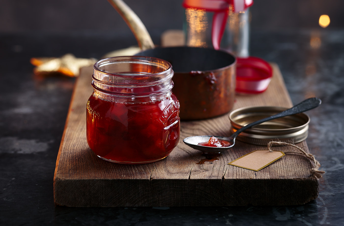Spiced plum and sloe gin jam recipe