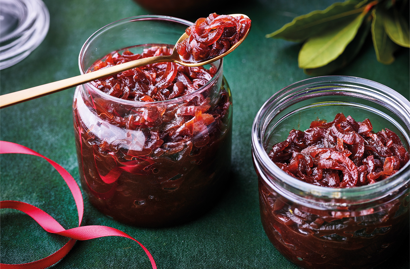 Spiced red onion chutney recipe