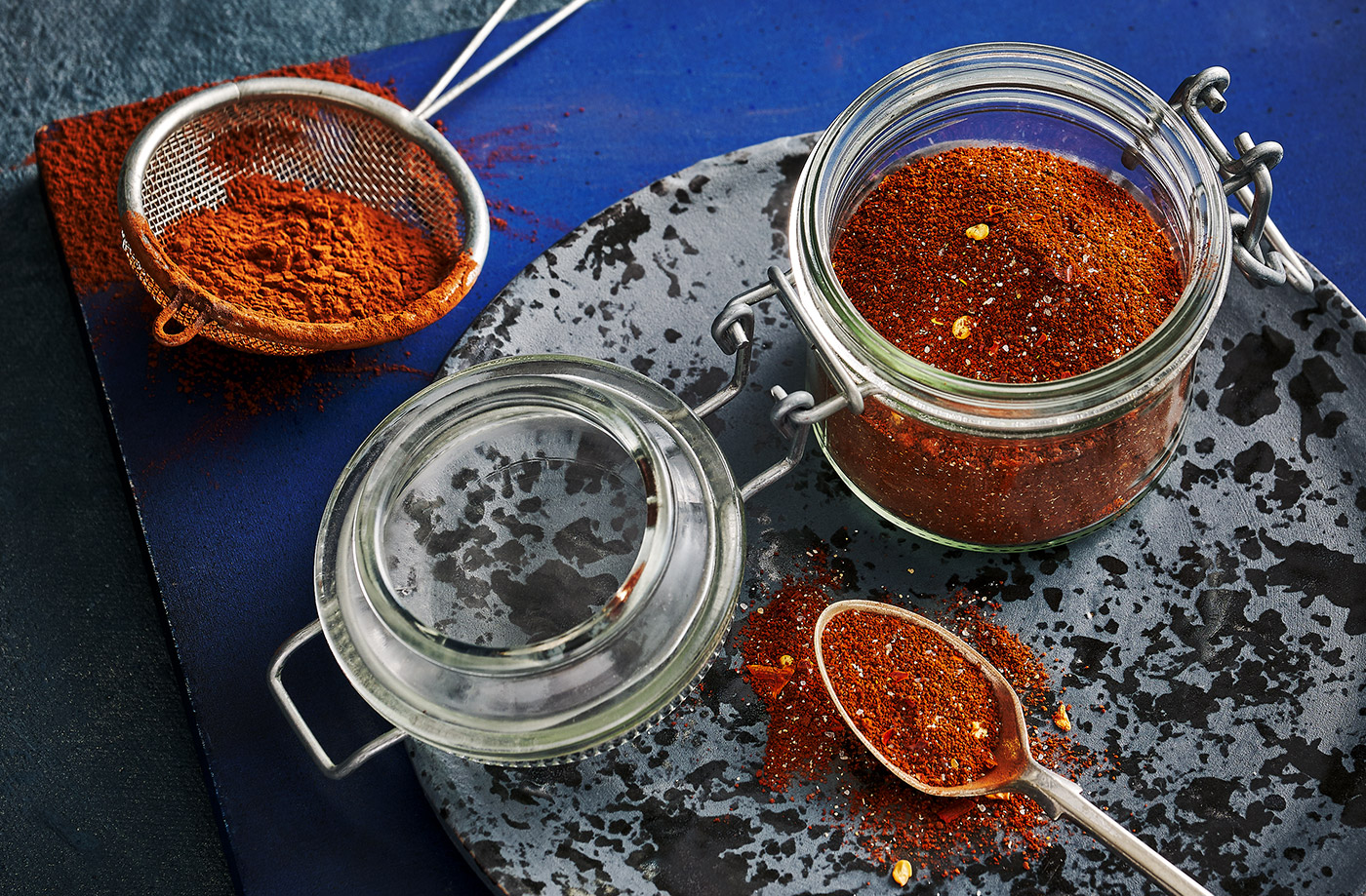 Spicy cocoa rub recipe