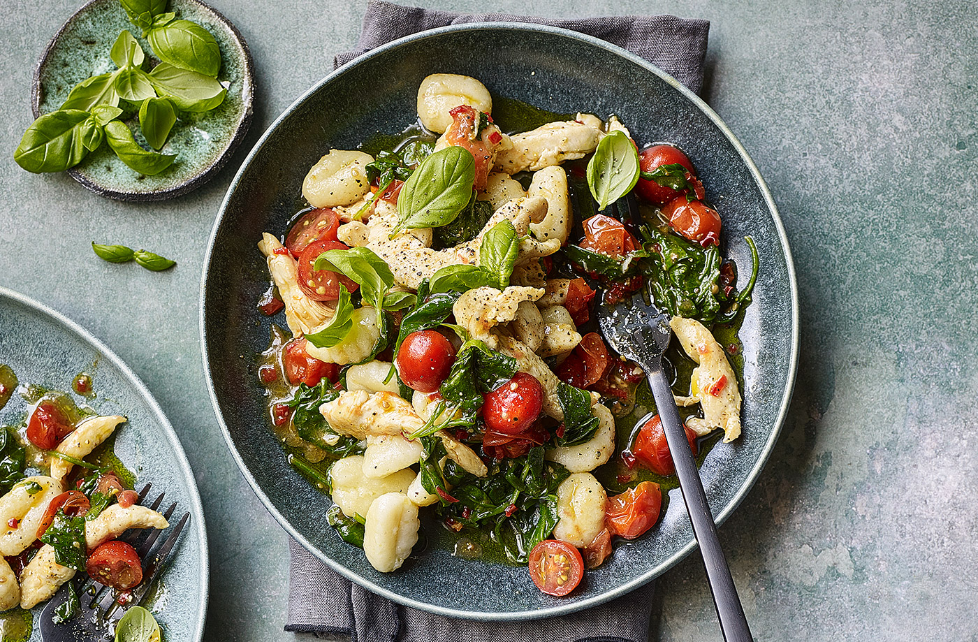 Spicy chicken gnocchi recipe