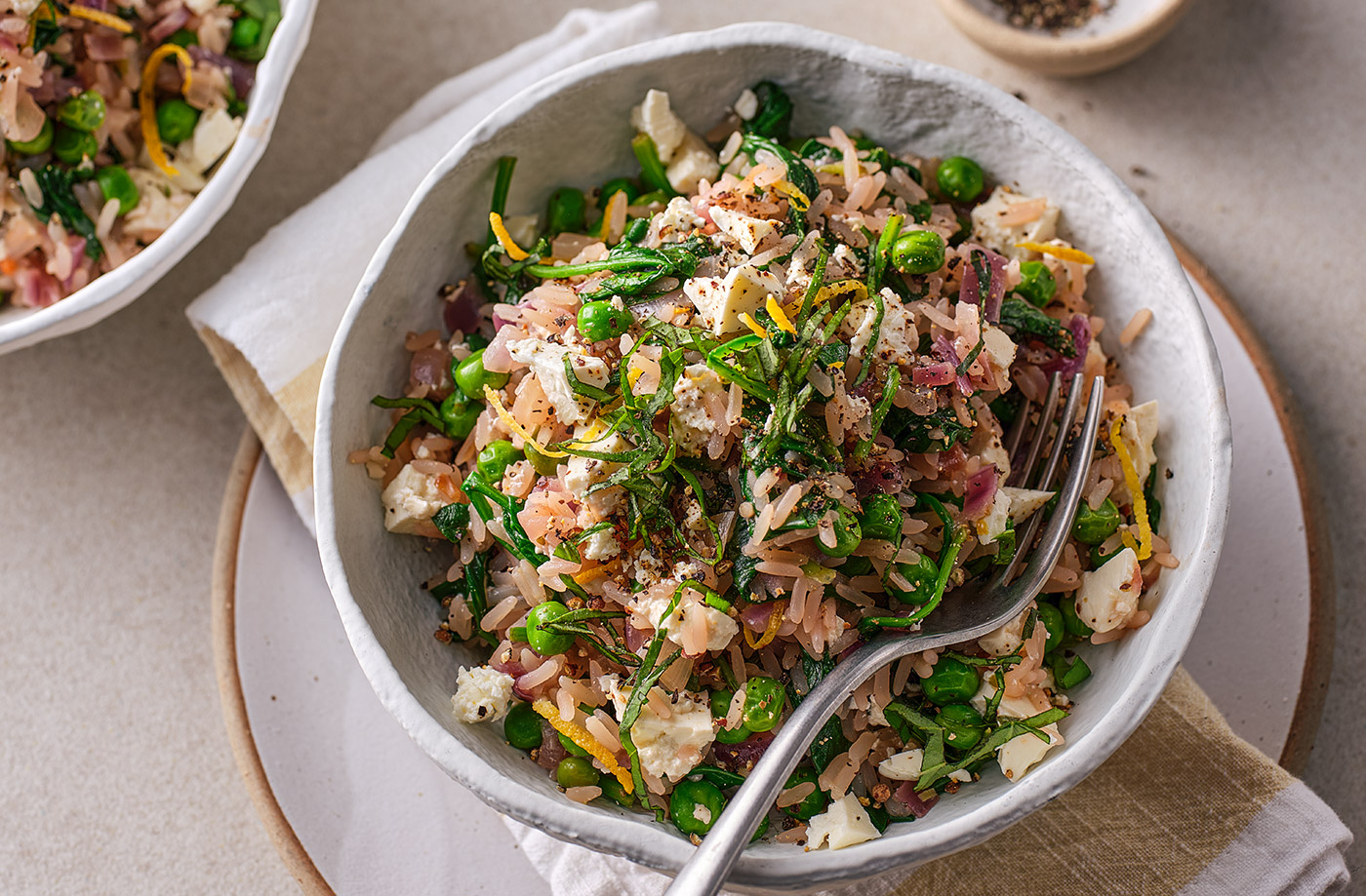 Spinach and cheese risotto recipe