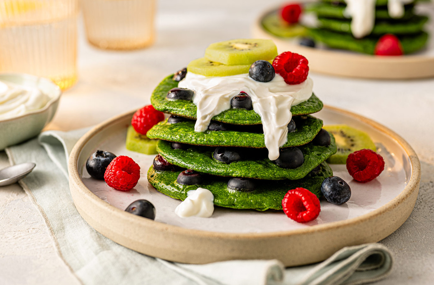 Spinach pancakes recipe