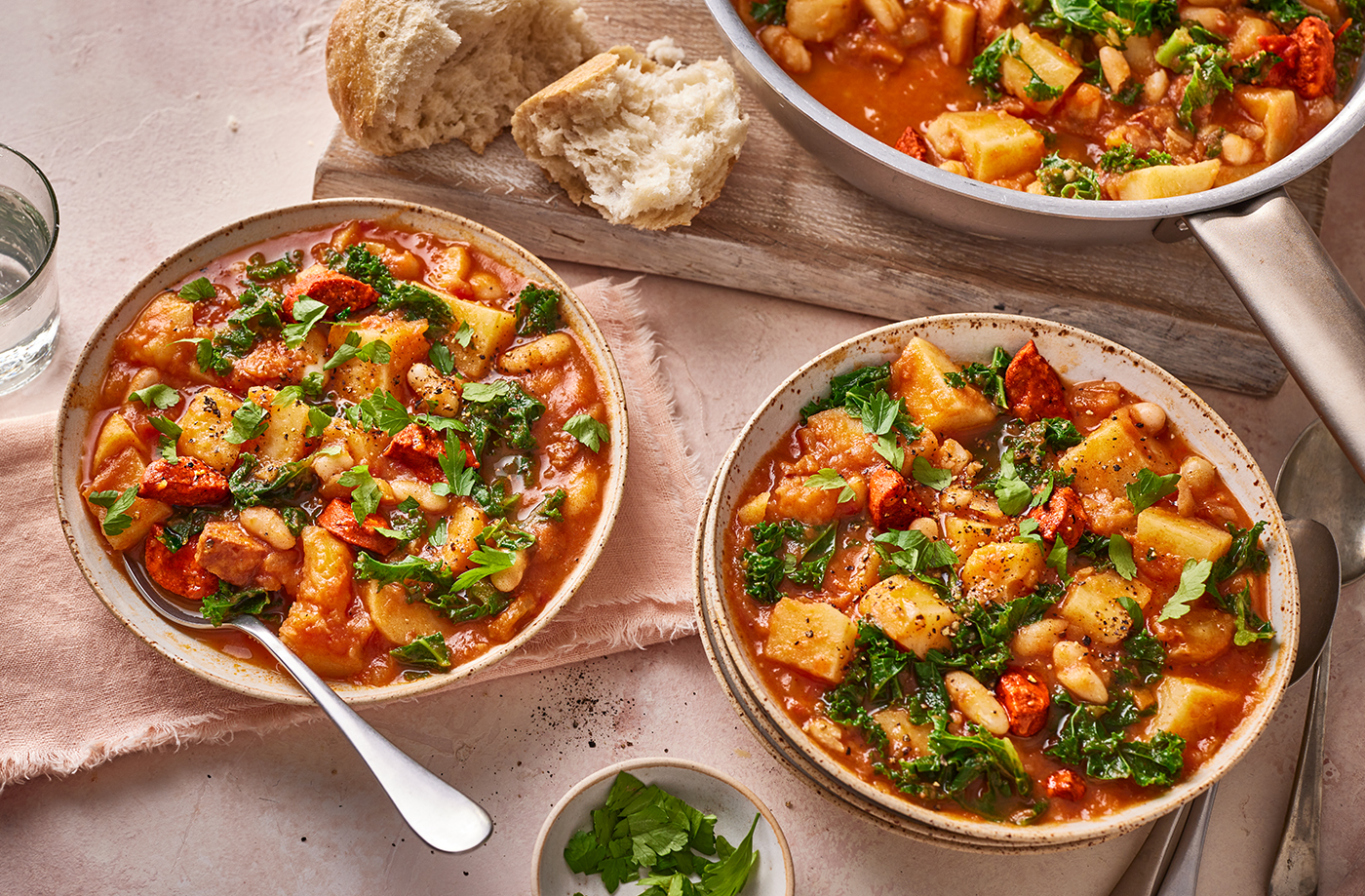 Chorizo and potato stew recipe