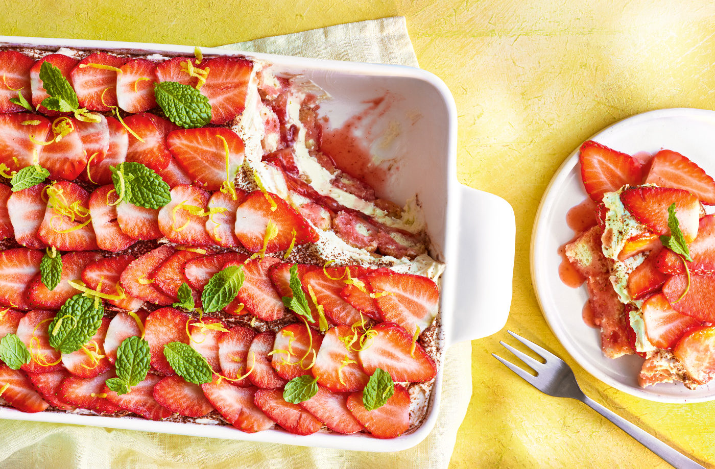 Strawberry tiramisu recipe