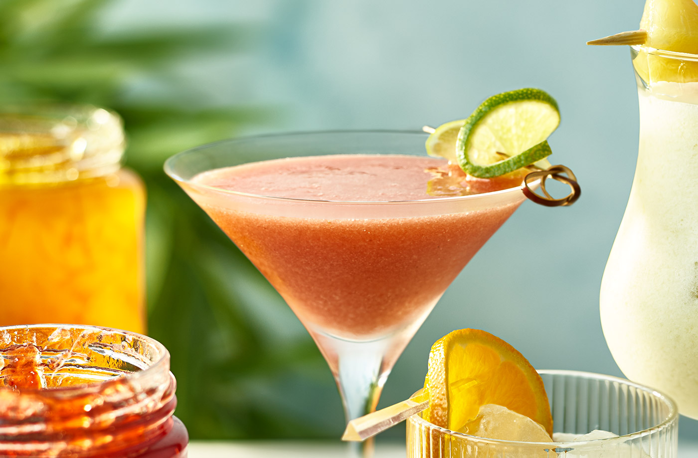 Strawberry jam daiquiri recipe