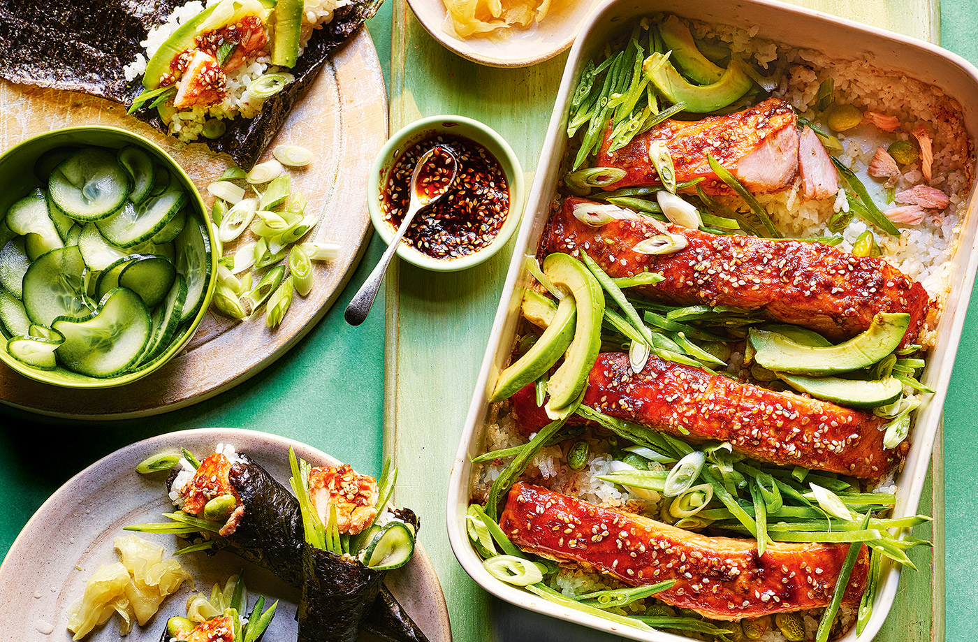 Sushi bake recipe