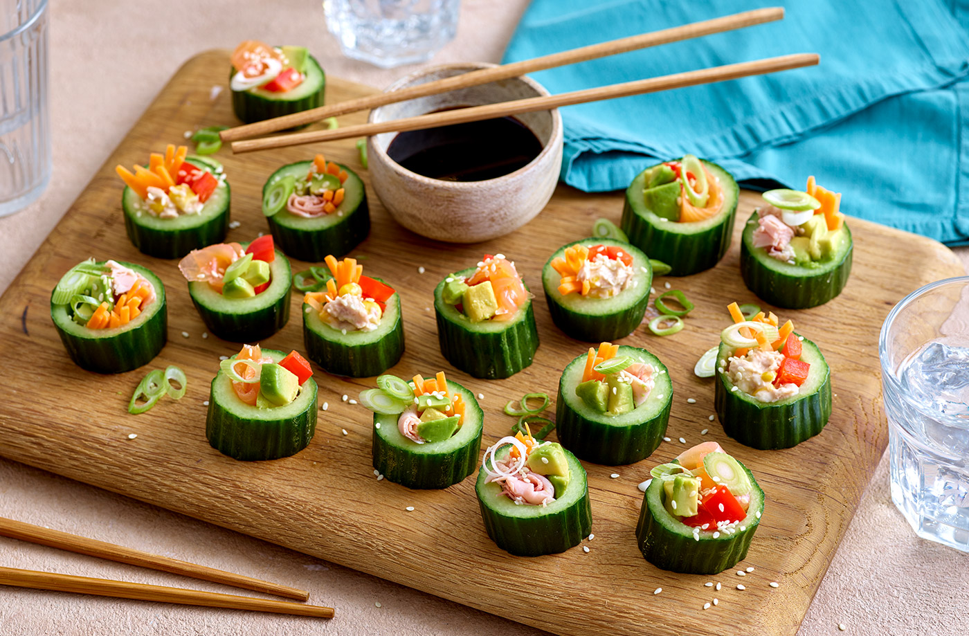 Cucumber sushi recipe