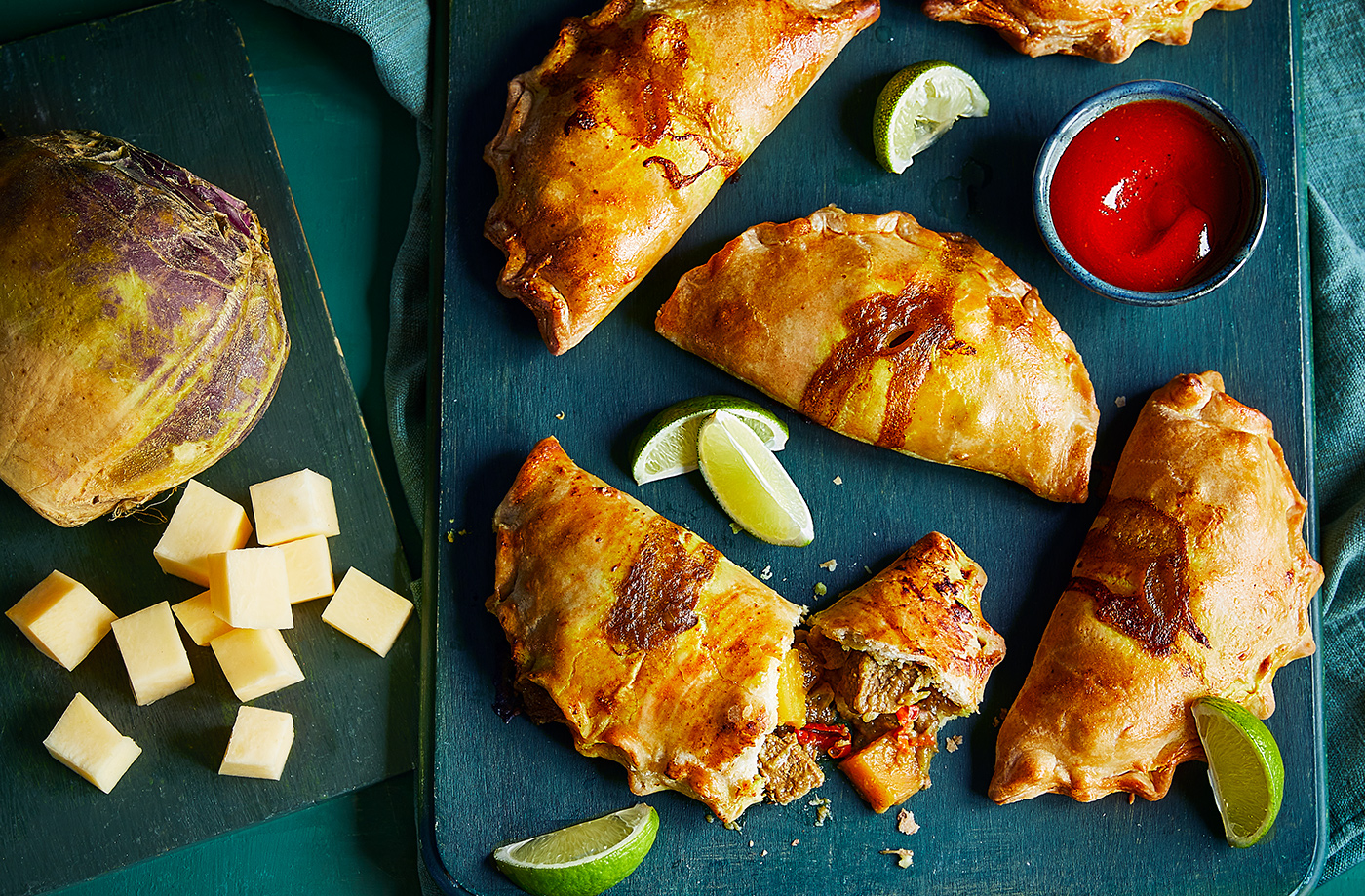 Swede and beef rendang pies recipe