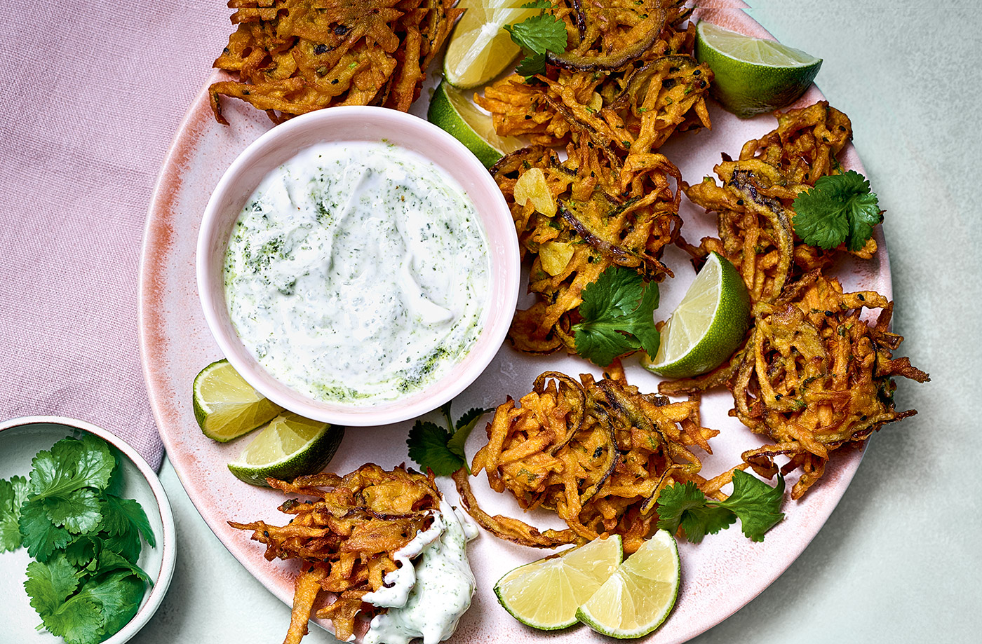 Sweet potato bhajis recipe