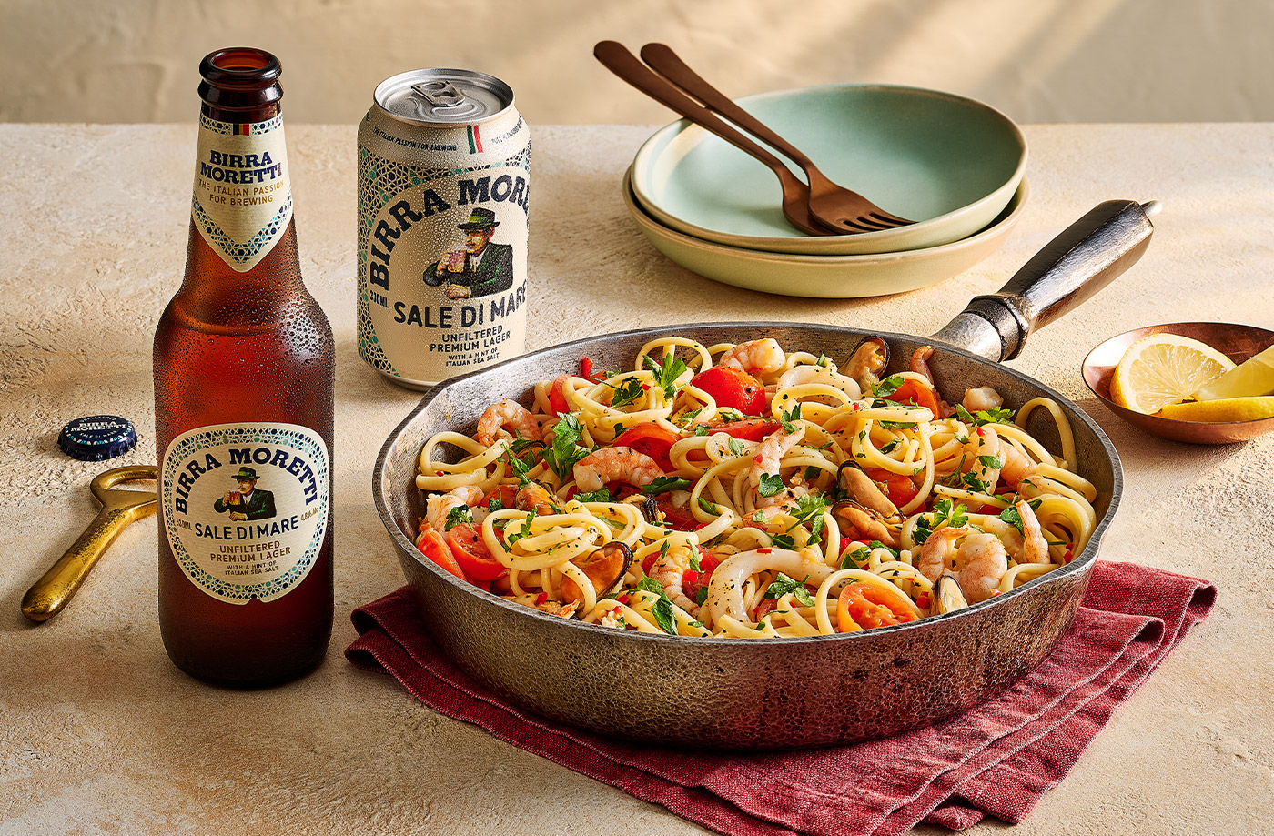 Seafood linguine recipe