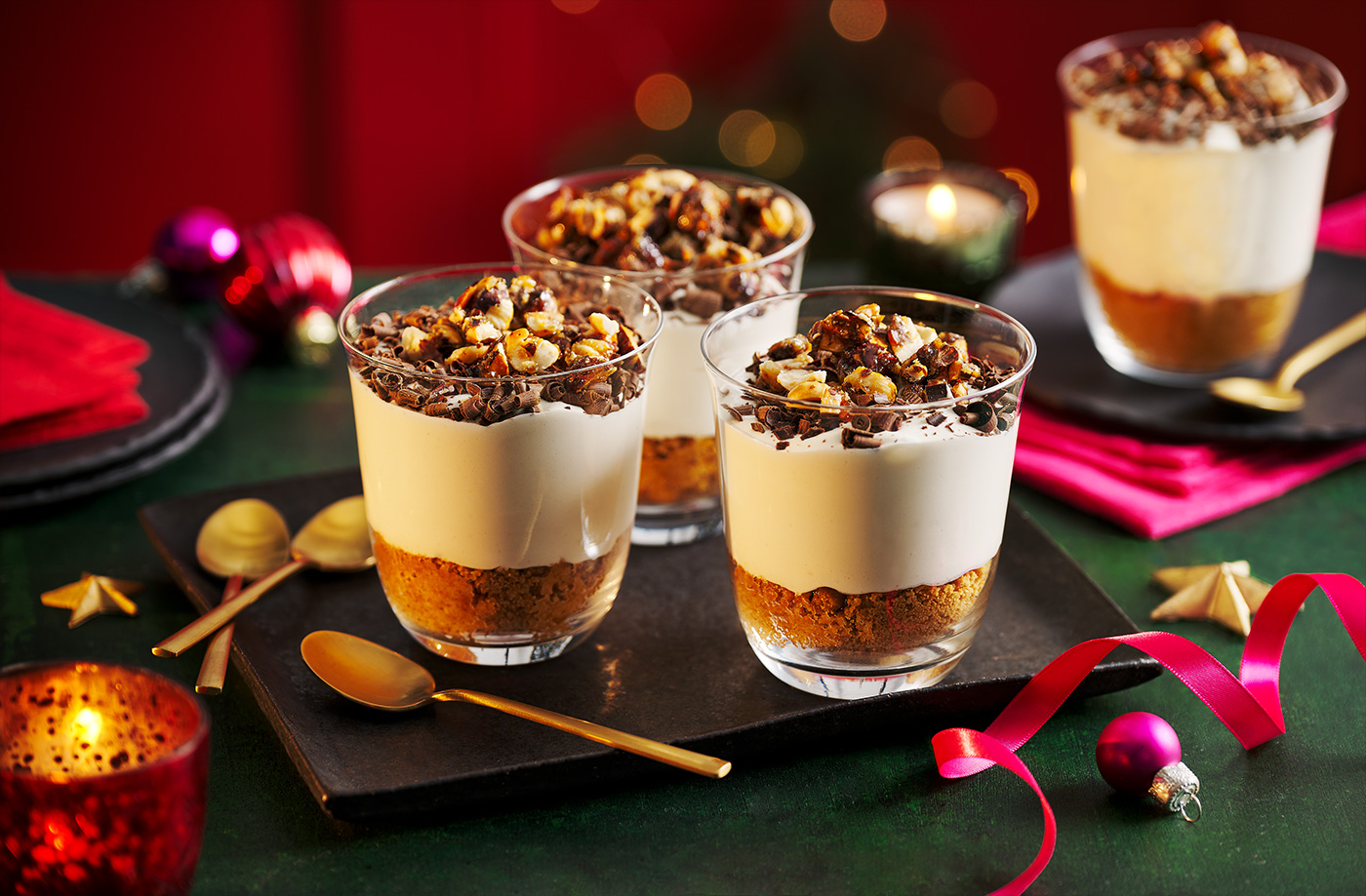 Praline tiramisu pots recipe