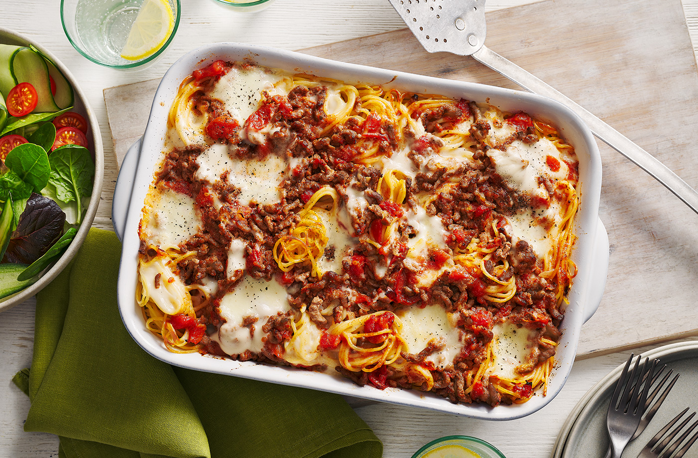 Spaghetti lasagne recipe