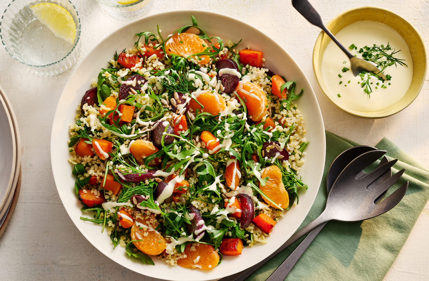 Lucy Parker's squash, beetroot and clementine salad recipe