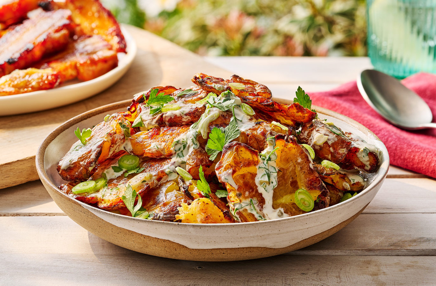 Crispy potato salad recipe