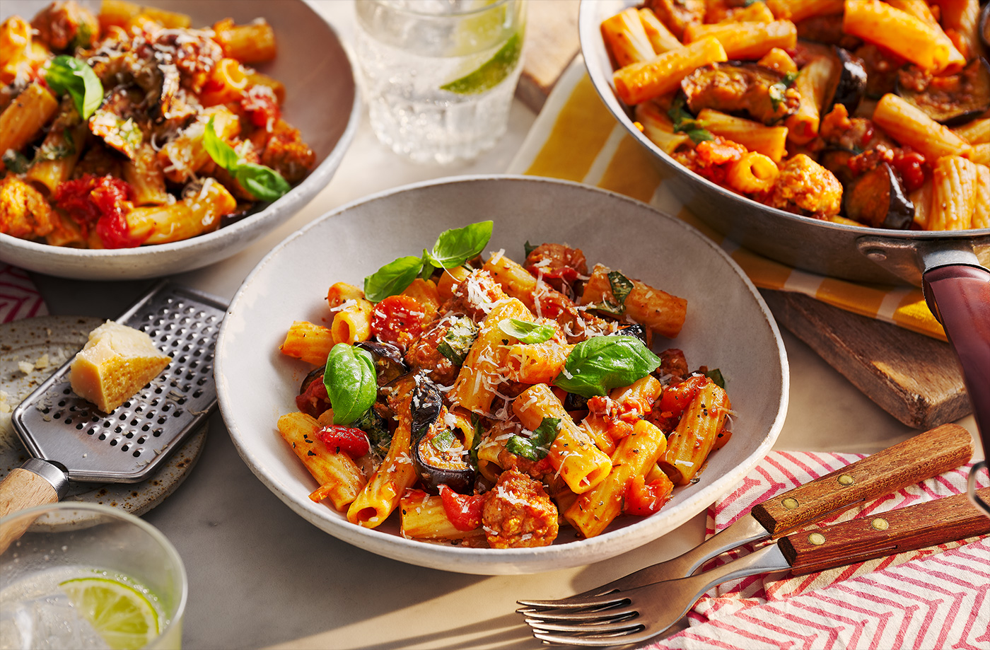 Sausage alla Norma recipe