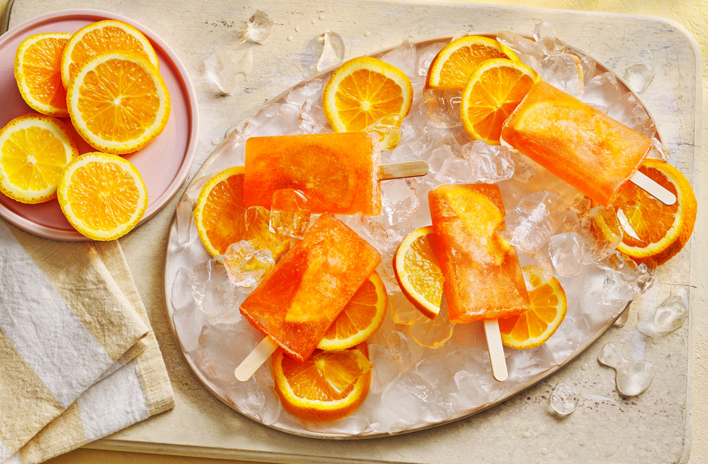 Bella Apertini spritz ice lollies recipe