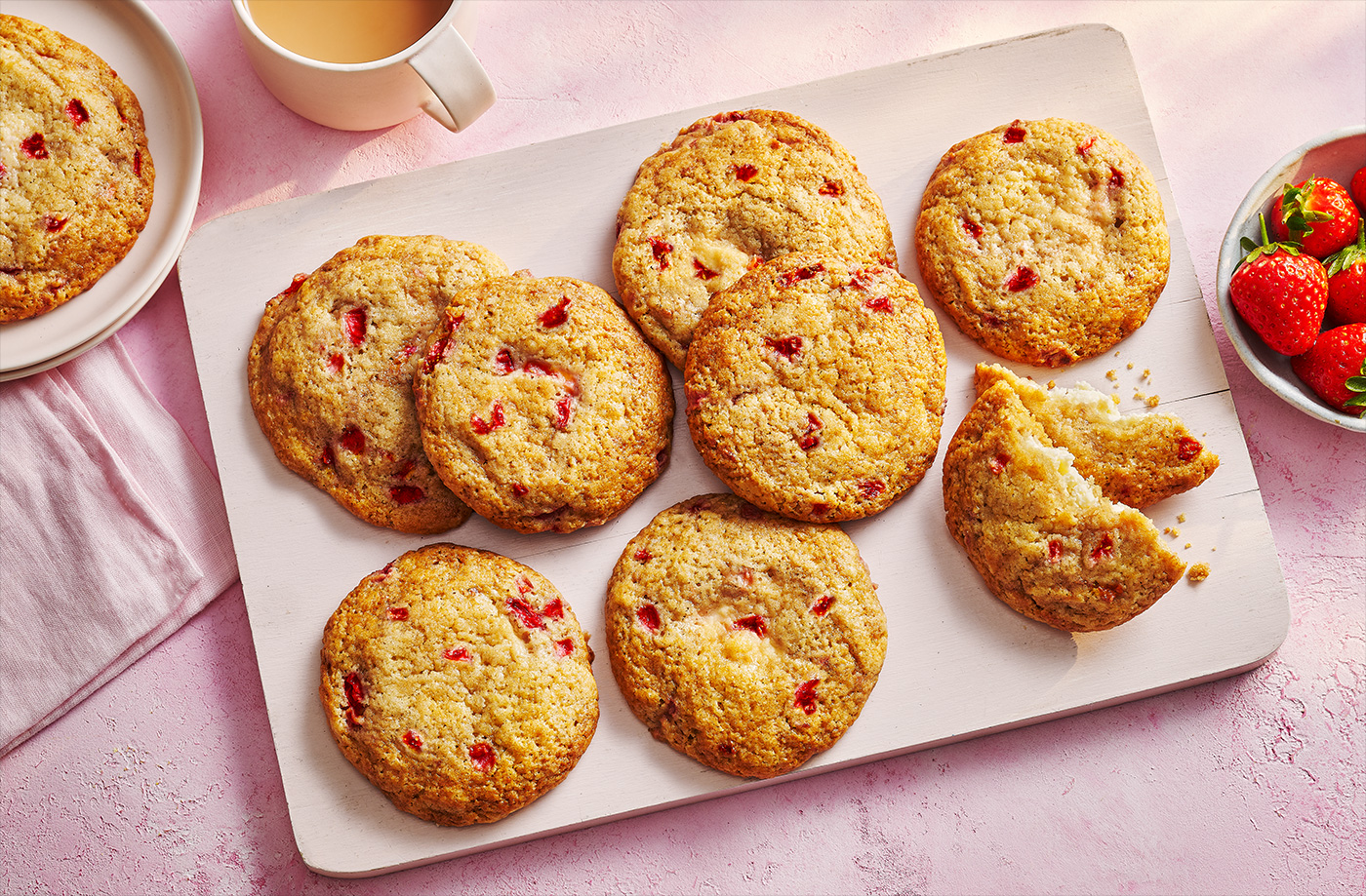 Strawberry cheesecake cookies recipe