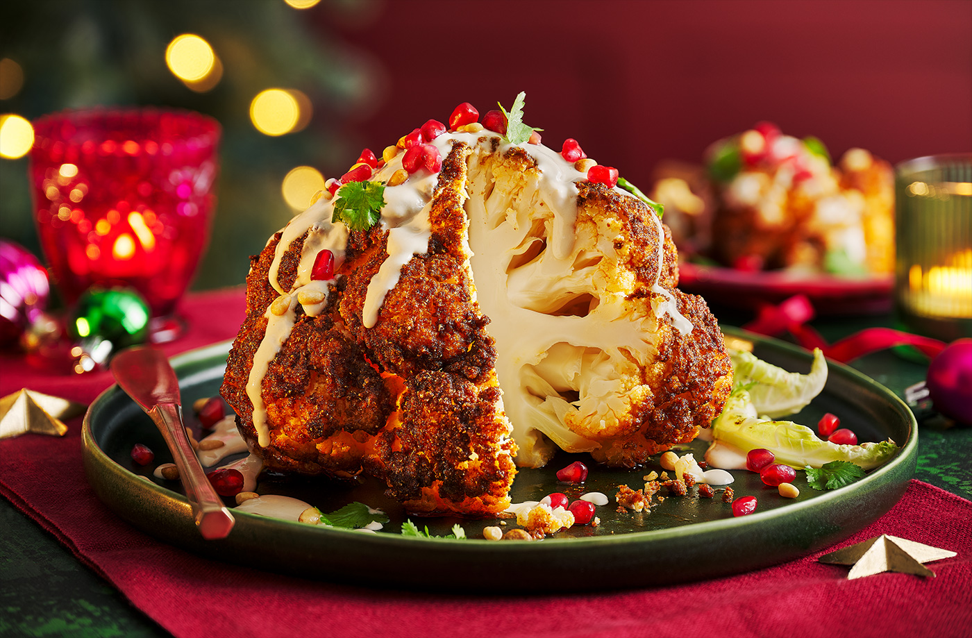 Middle Eastern-style roasted cauliflower recipe