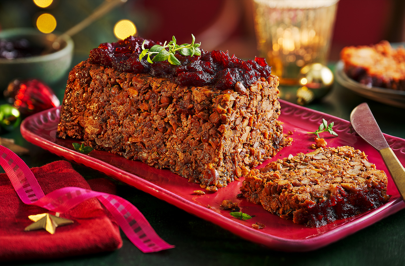Air-fryer cranberry nut roast recipe