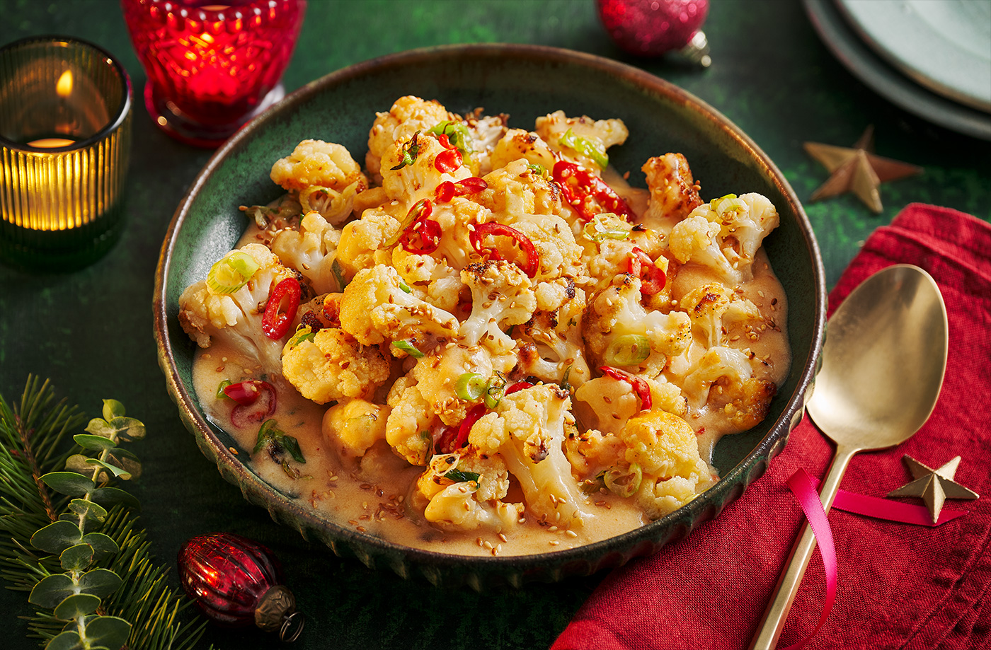 Air-fryer bang bang cauliflower cheese recipe