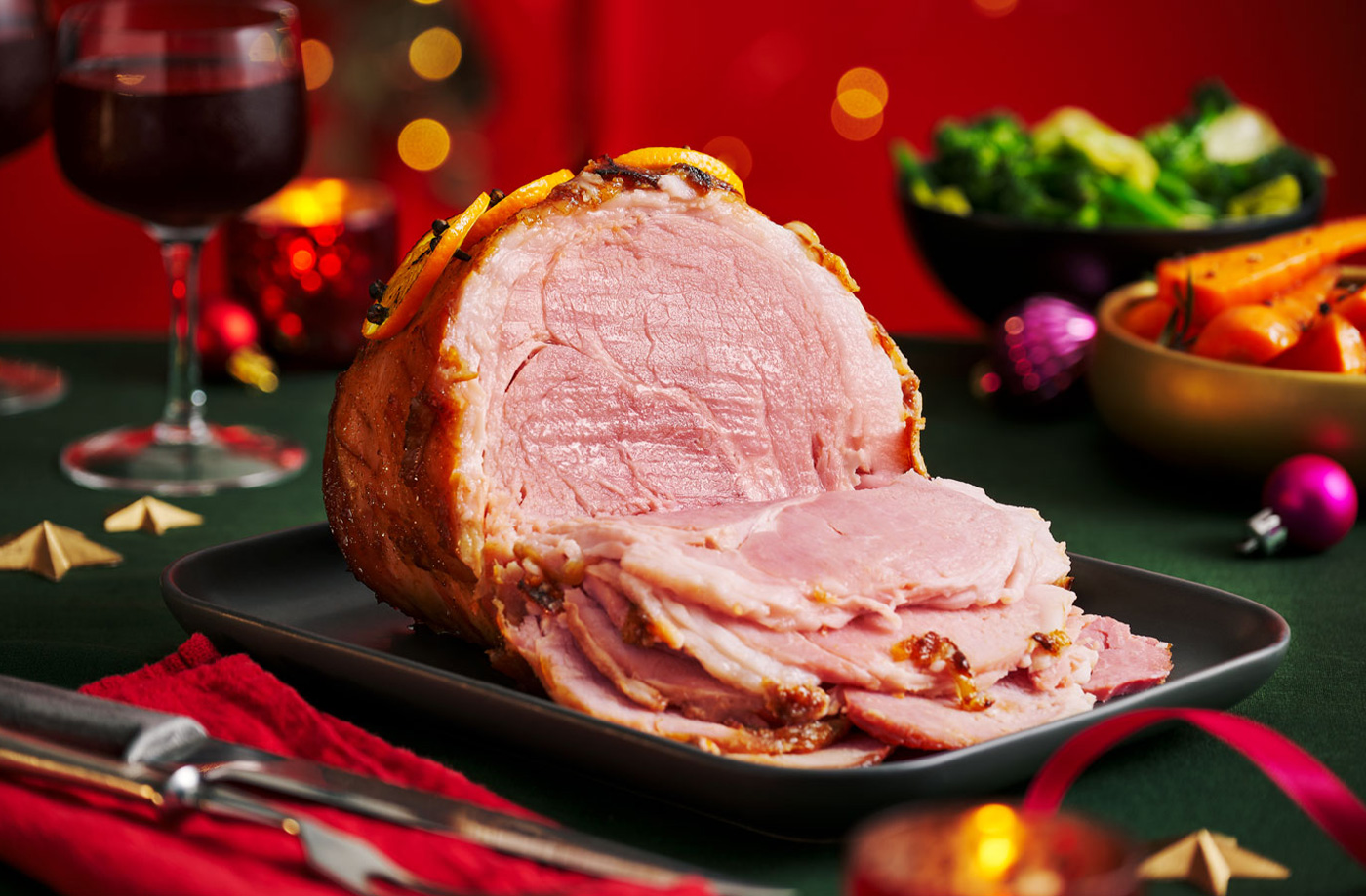Slow-cooker sticky gingerbread-glazed ham recipe