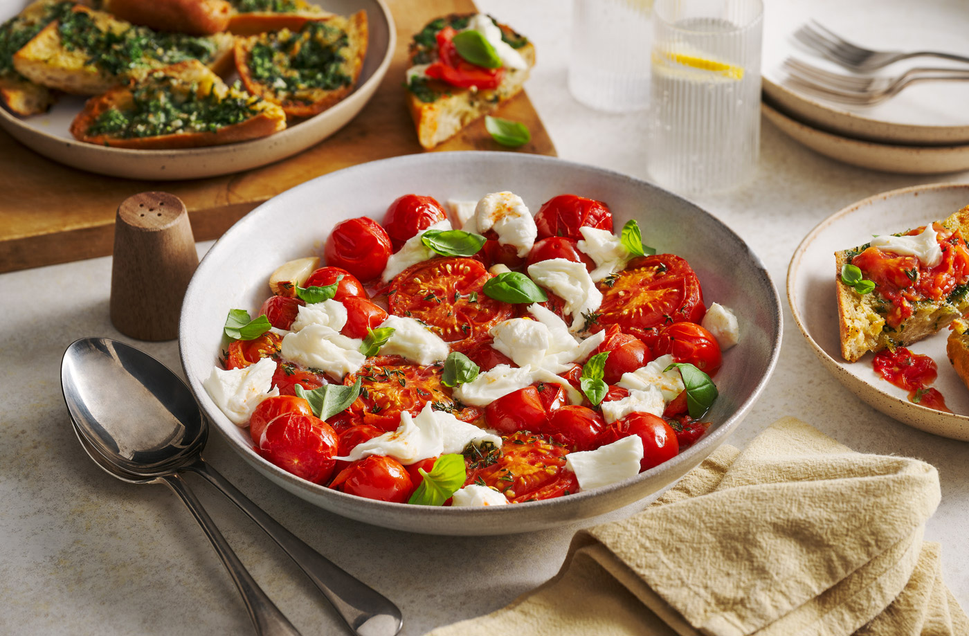 Warm Caprese salad recipe