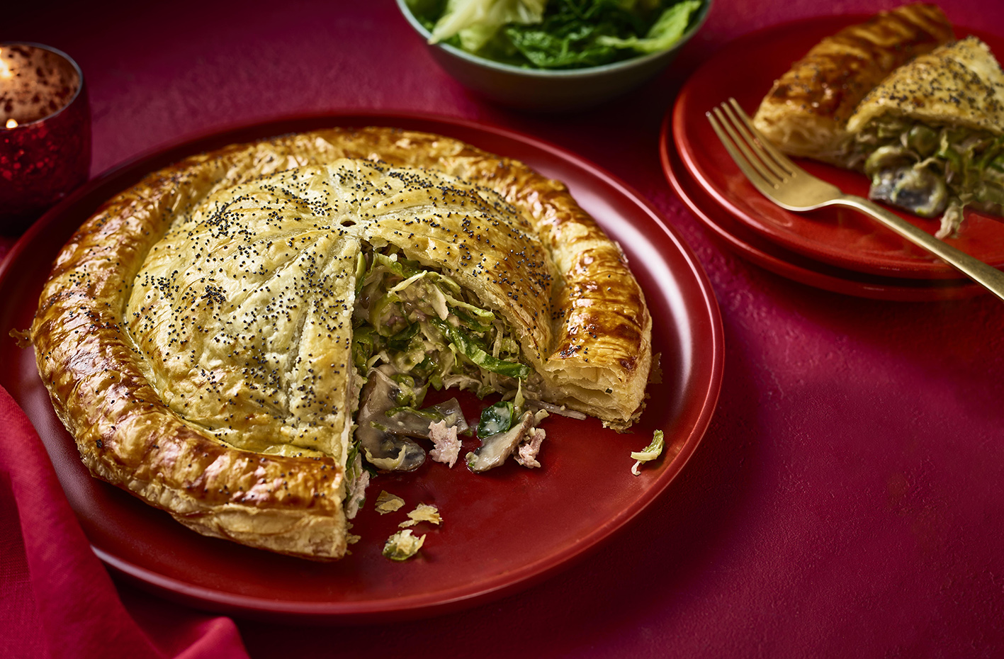 Ham hock and sprout pithivier recipe