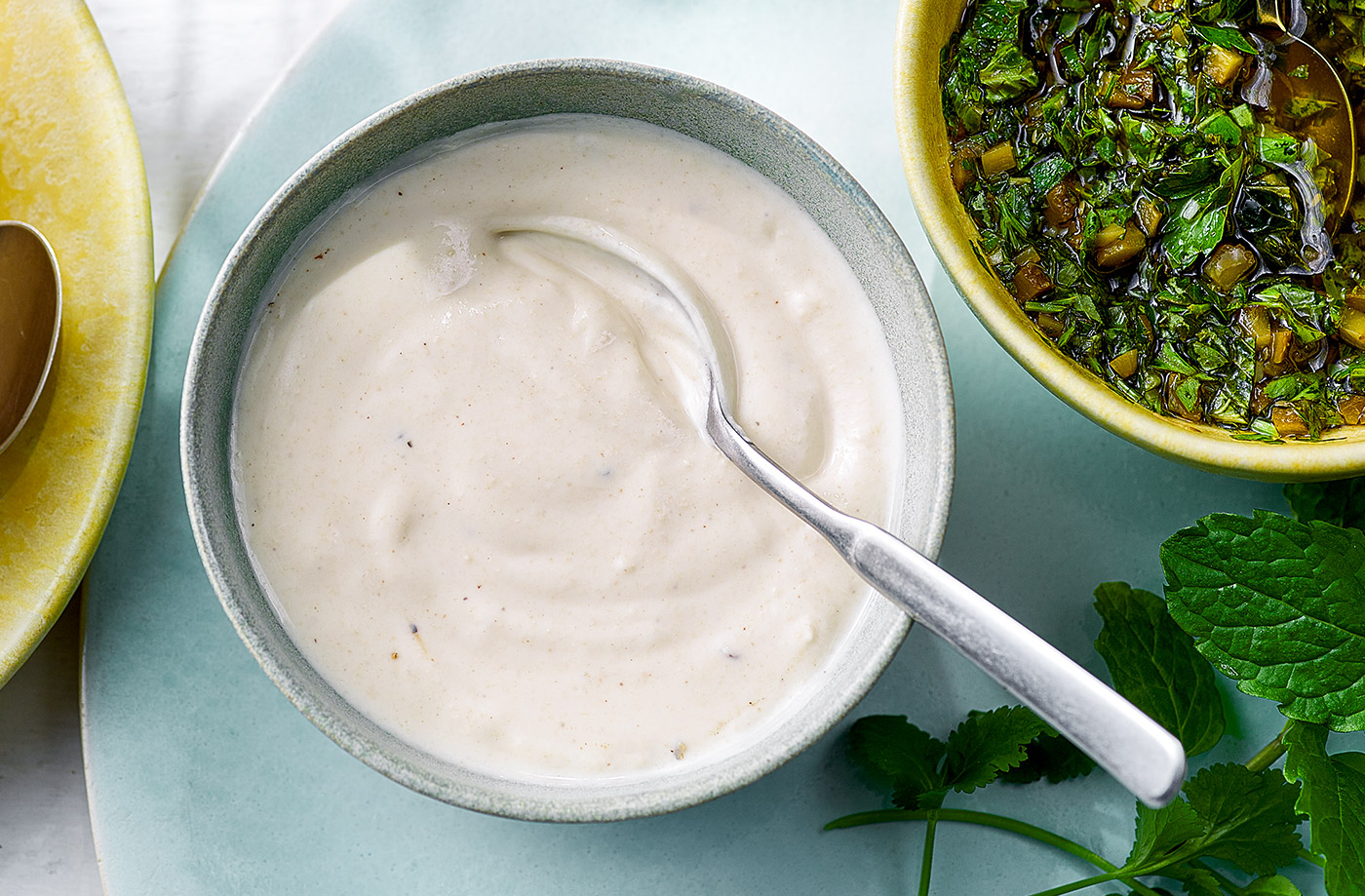 Tahini-yogurt sauce recipe