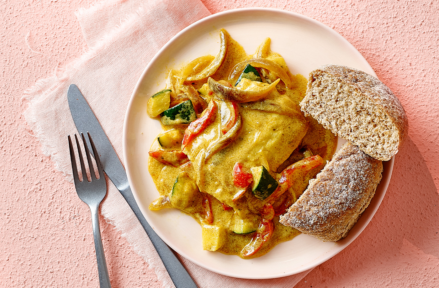 Quick fish ‘n’ veggie curry recipe