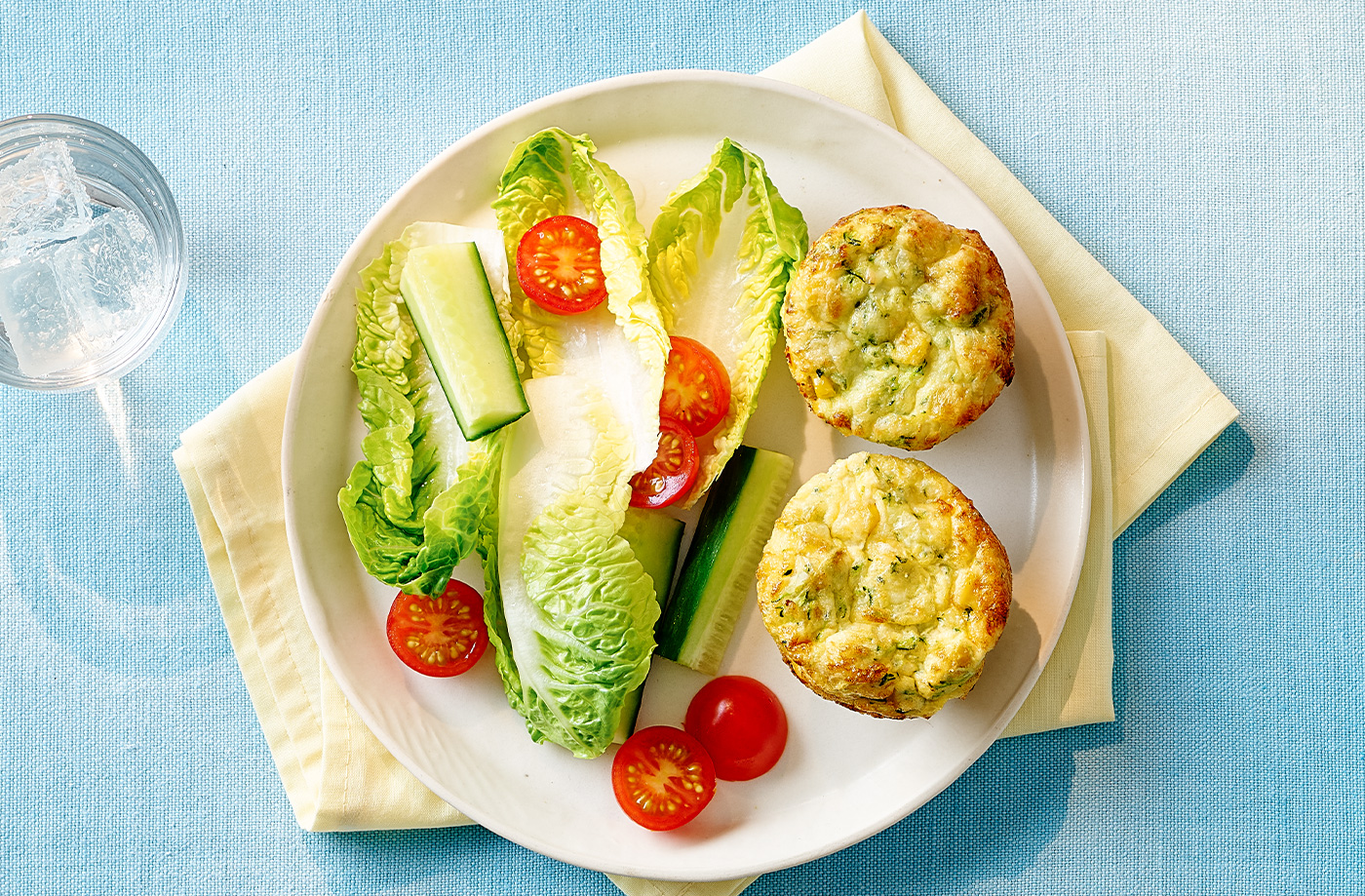 Courgette and egg muffins recipe